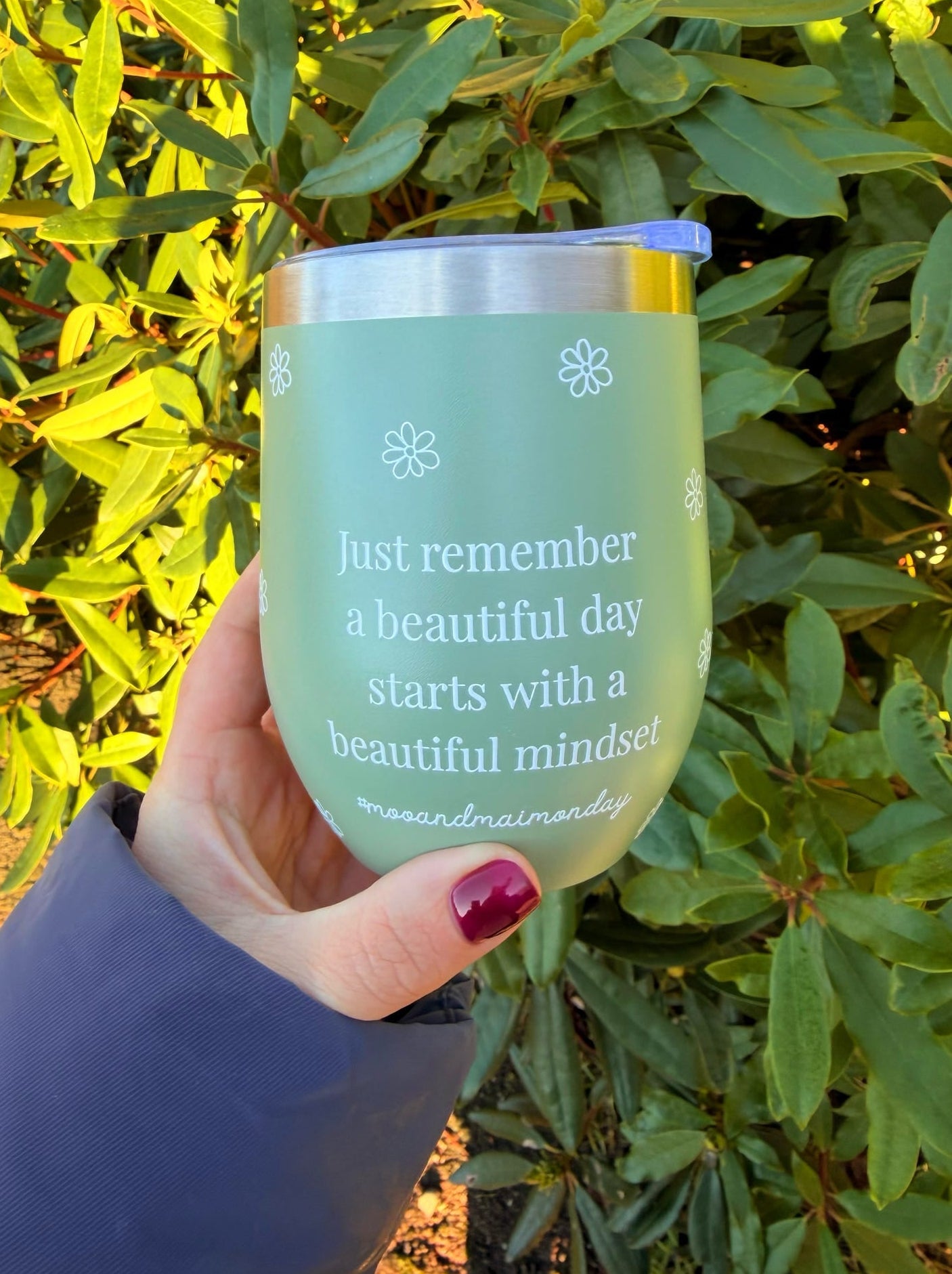 Drinks Tumbler - Moo & Mai Monday Quote
