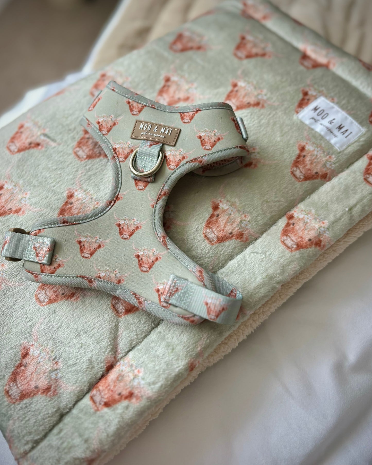 ‘Milo Moo’ Sherpa Blanket