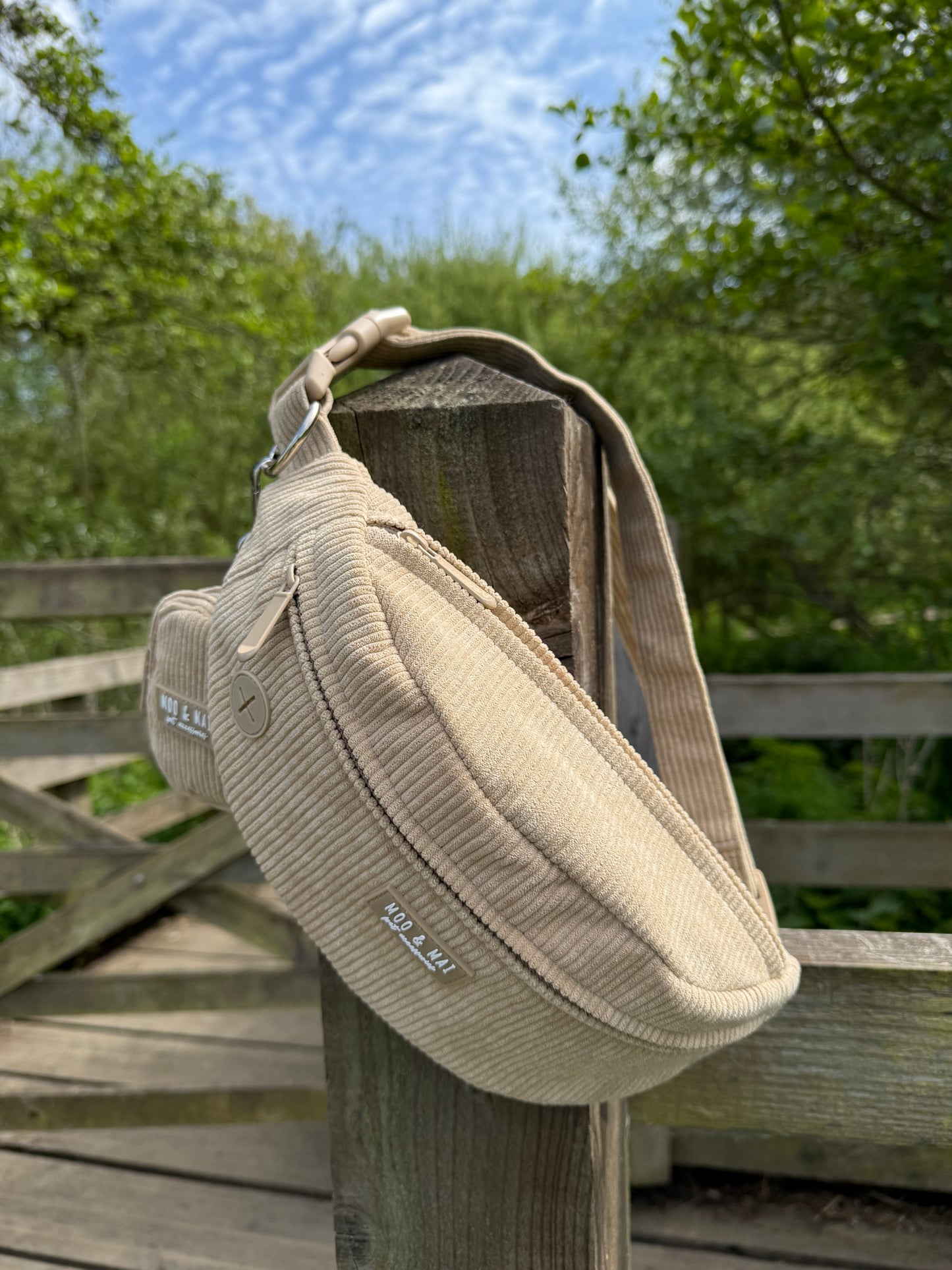 NEW - Corduory Bumbag & Treat Pouch in ‘Sand’