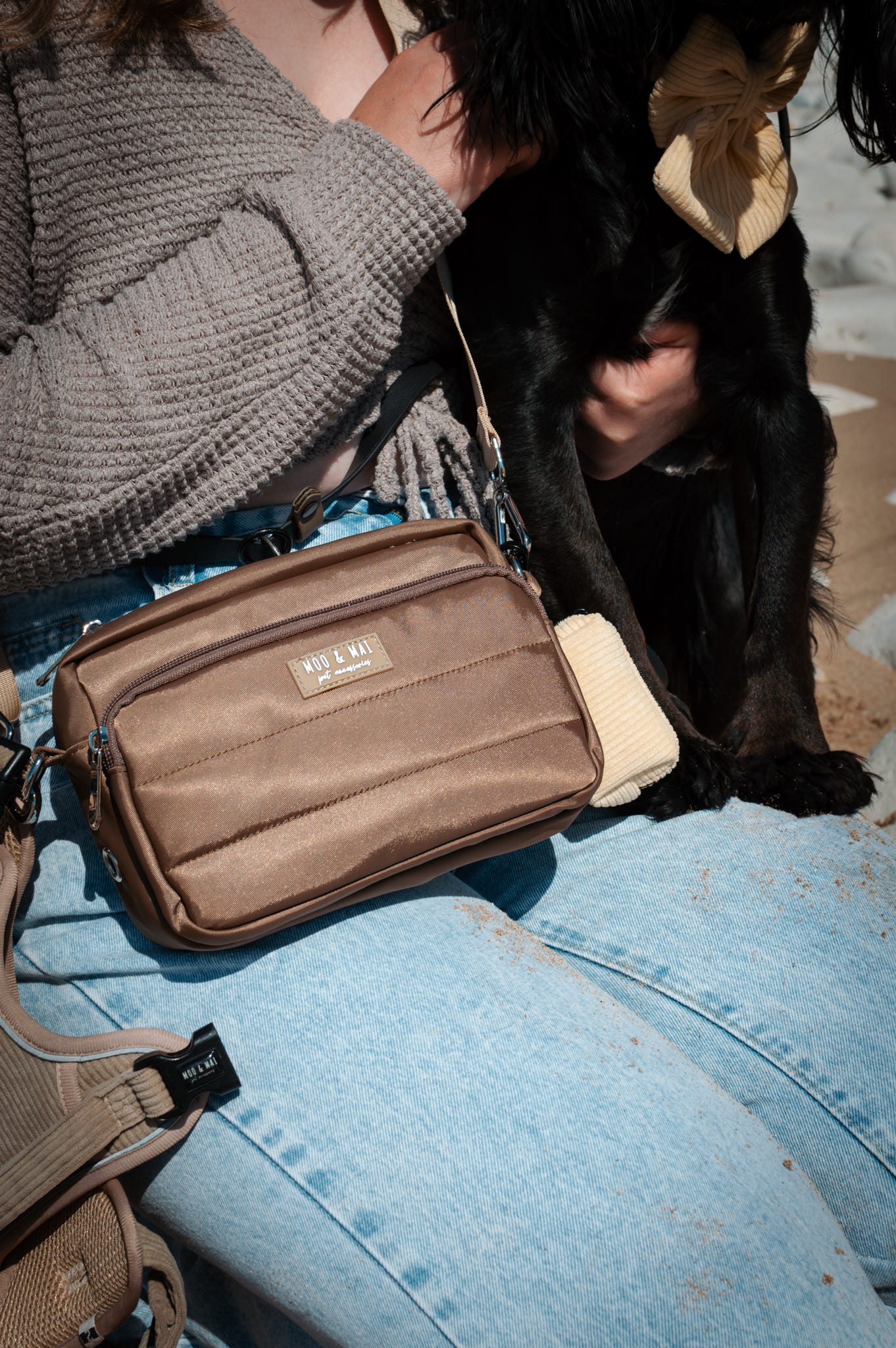 NEW - Essentials Dog Walking Bag in ‘Mocha’