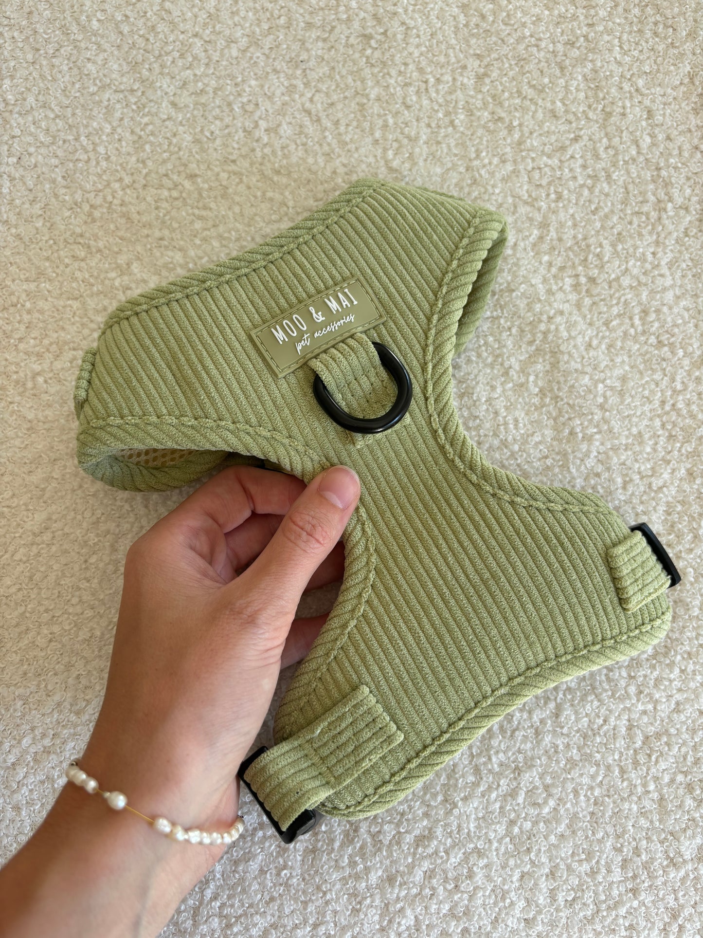 ‘Pistachio Paws’ - Adjustable Harness