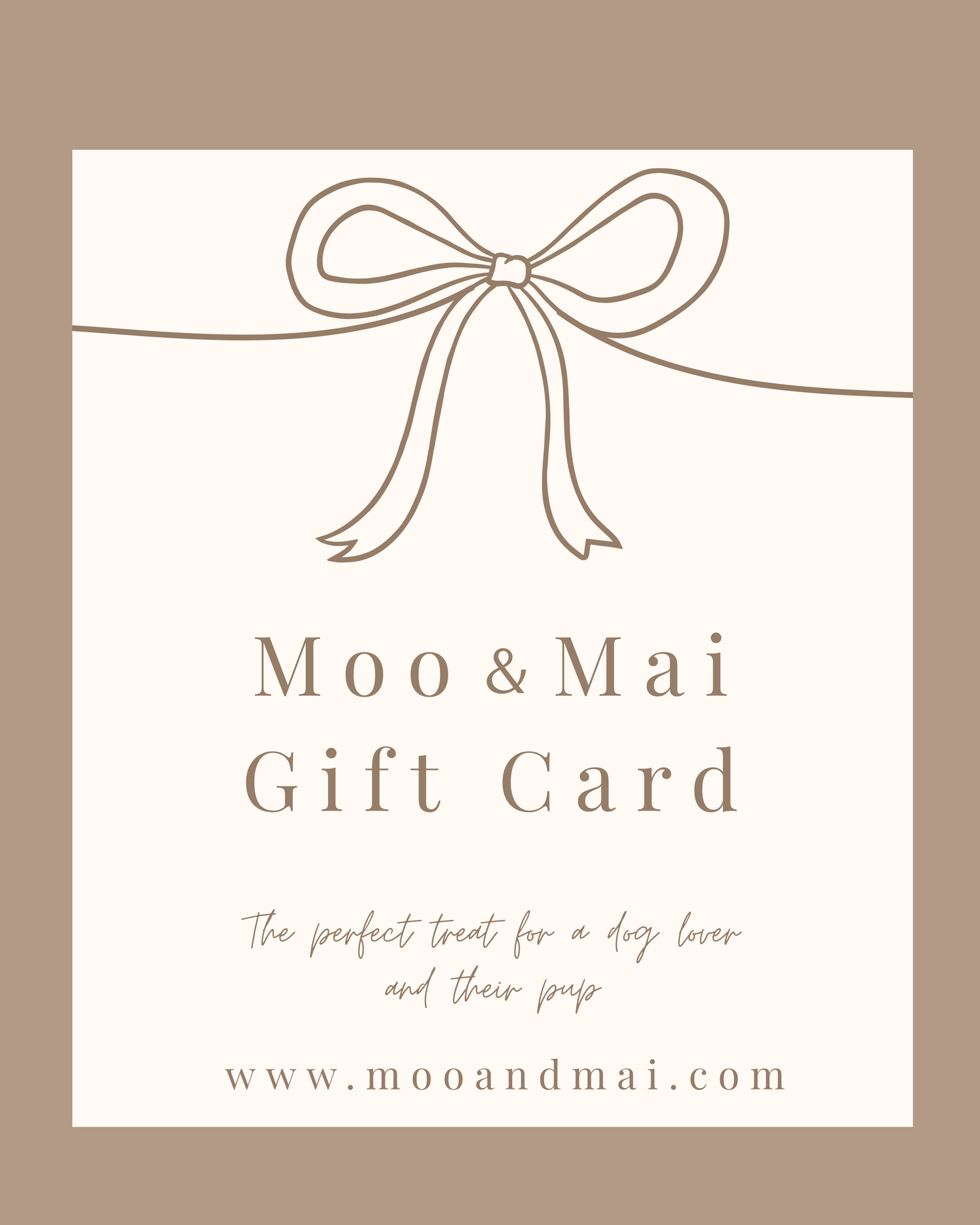 Moo & Mai Gift Card - Digital