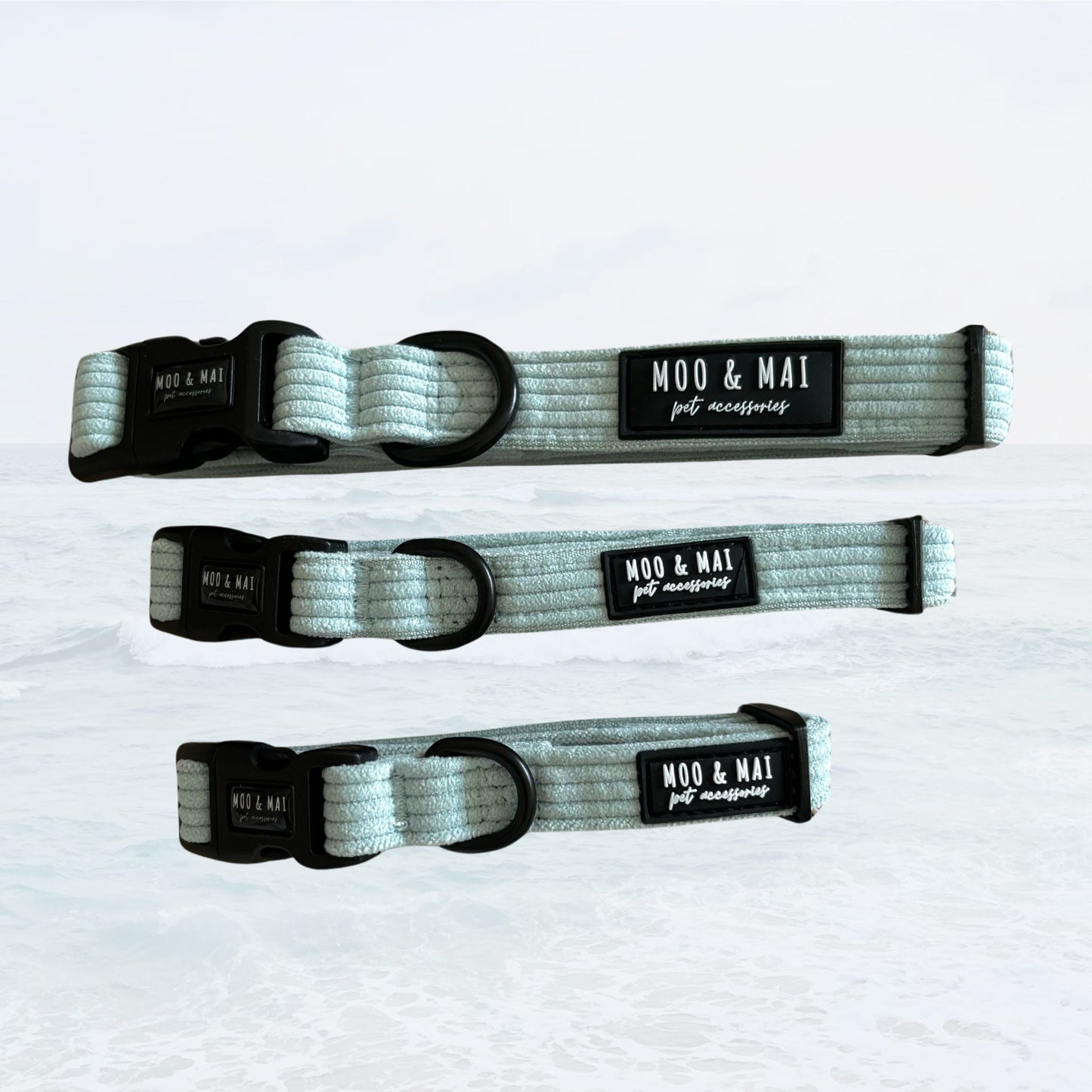 ‘Seafoam Blue’ Adjustable Collar