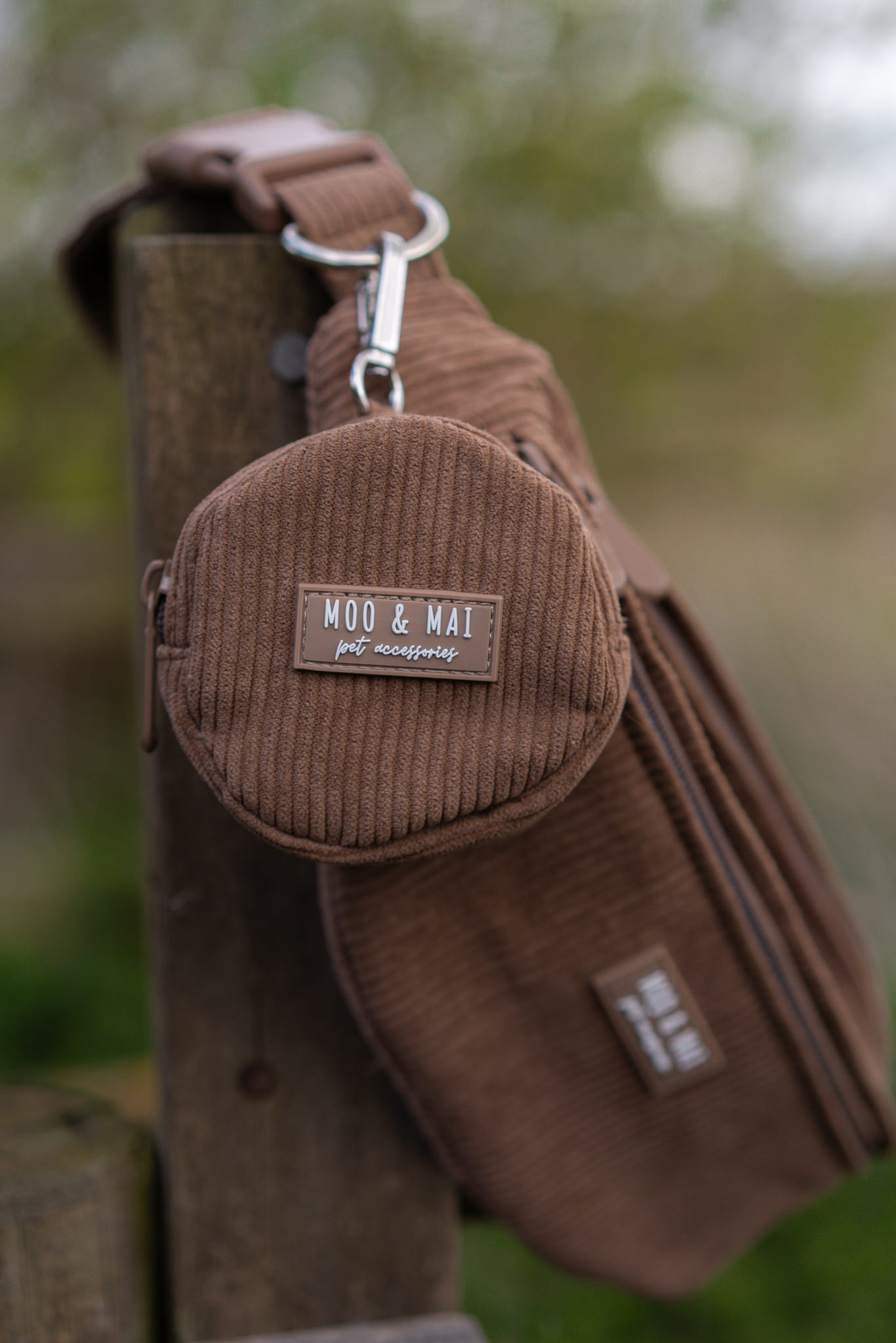 NEW - Corduroy Bumbag & Treat Pouch in ‘Chocolate’
