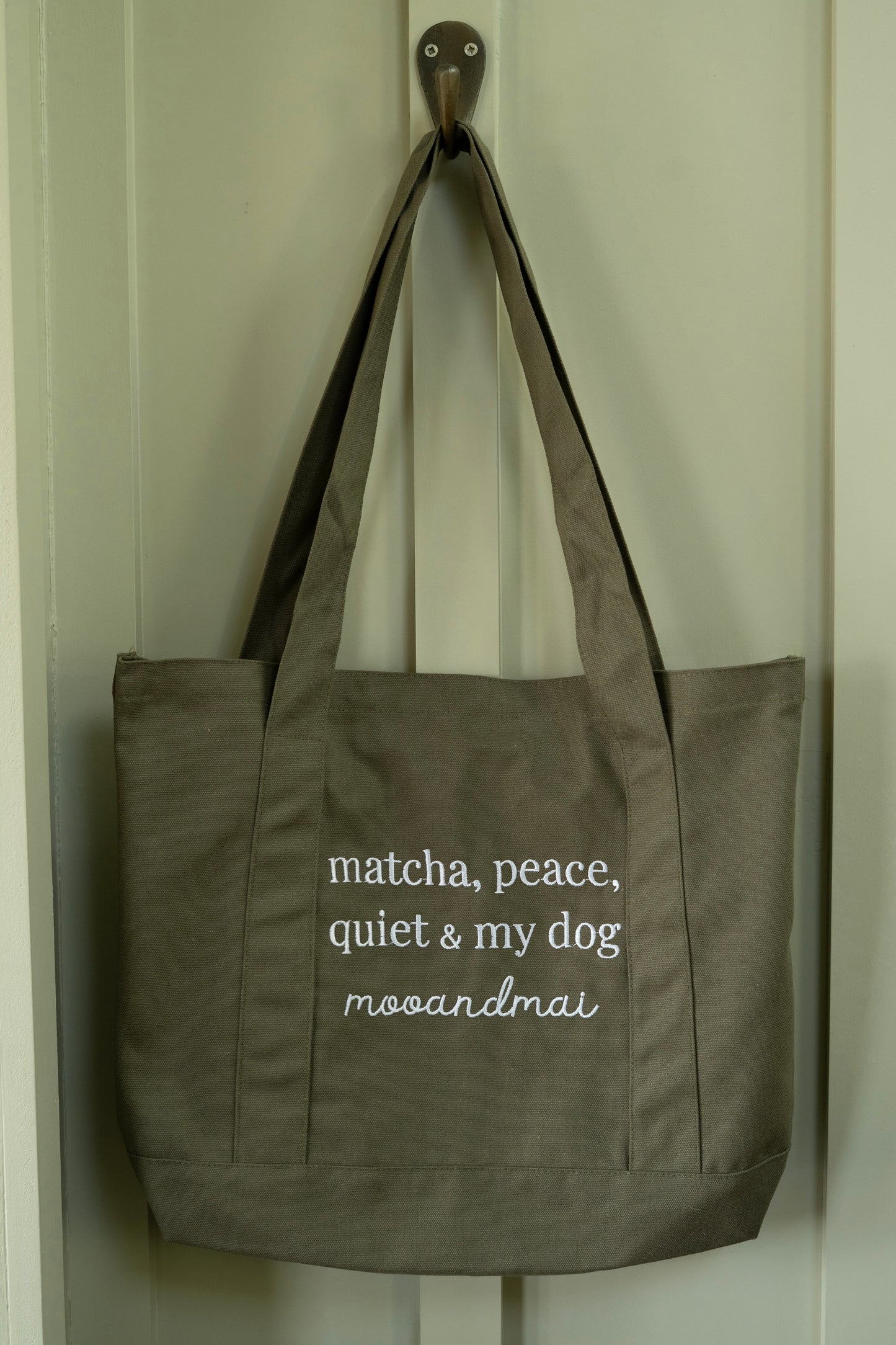 Matcha Green Tote Bag