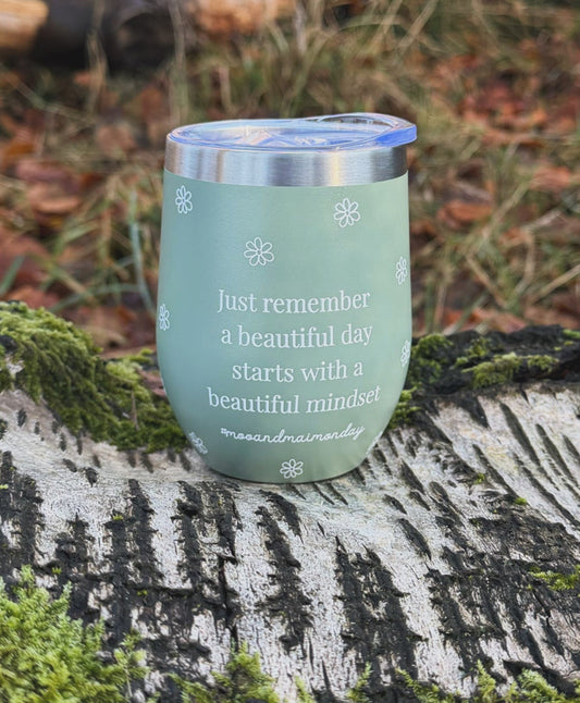 Drinks Tumbler - Moo & Mai Monday Quote